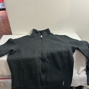 Armani Exchange Dark Gray Knit Jacket Sz S